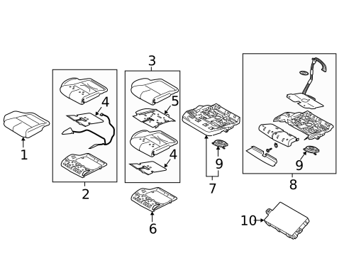 Seats for 2020 Lincoln Corsair #1
