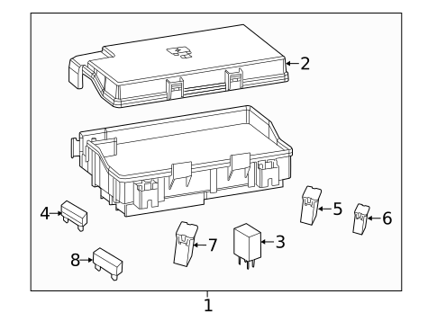 Fuse & Relay for 2013 Ram 1500 #0