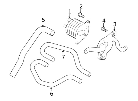 Trans Oil Cooler Lines for 2018 Subaru Forester #0
