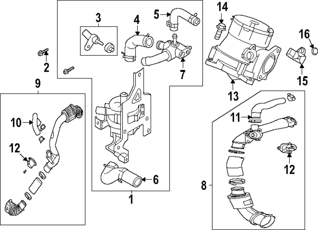 282883N610 - : Engine Coolant Pipe for Hyundai Image