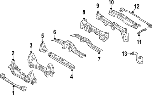Crossmembers & Components for 2022 Toyota Tundra #1