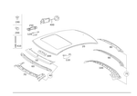 2216570909 - Roof: Paneling, Roof for Mercedes-Benz: S350, S400, S550, S600, S63 AMG Image