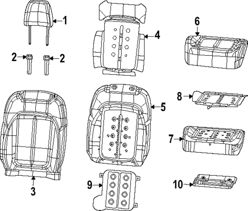 Heated Seats for 2022 Jeep Grand Cherokee L #0