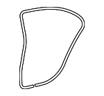 21169701517F78 - Body: Door Seal for Mercedes-Benz Image