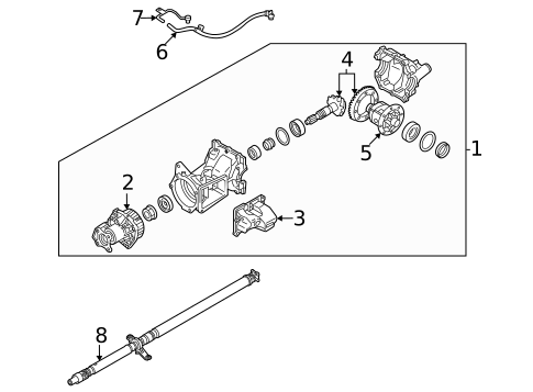 Axle & Differential for 2025 Mitsubishi Outlander #0