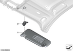 51165A60818 - : Right Sun Visor for BMW Image