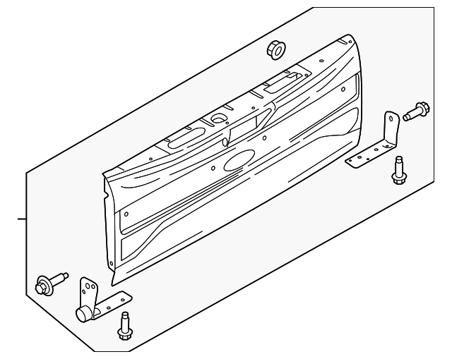 lc3z9940700d - Ford Tail Gate | Levittown Ford Parts