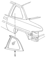 16618094 - Body: Quarter Glass for Buick: Skylark Image