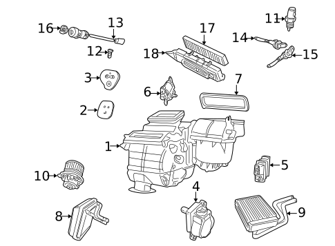 Heater for 2005 Jaguar X-Type #0