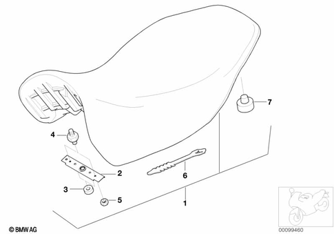 Bench Seat for 2002 BMW-Motorrad R 1150 GS Adventure #1