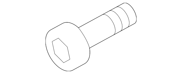 Center Buckle Bolt - Porsche (N-989-271-01)