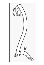 9588030531062S - : Center Seat Belt for Porsche: Cayenne Image