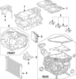 3091049008 - : Transmission Assembly H for Lexus: RX500h Image