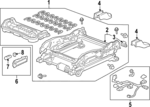 81136SDBA71 - : Seat Adjust Assembly for Honda Image