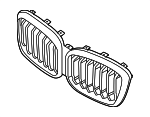 51135A1A3F4 - Body: Upper Grille for BMW: X3, X4 Image
