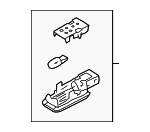 3D0947121 - Body: Luggage Lamp for Volkswagen: Phaeton Image