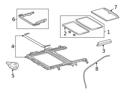 Sunroof for 2010 Lexus HS250h #0