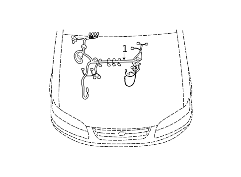 Wiring Harness for 1999 Toyota Solara #0