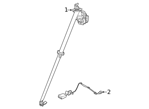 Third Row Seat Belts for 2026 Hyundai Ioniq 9 #0