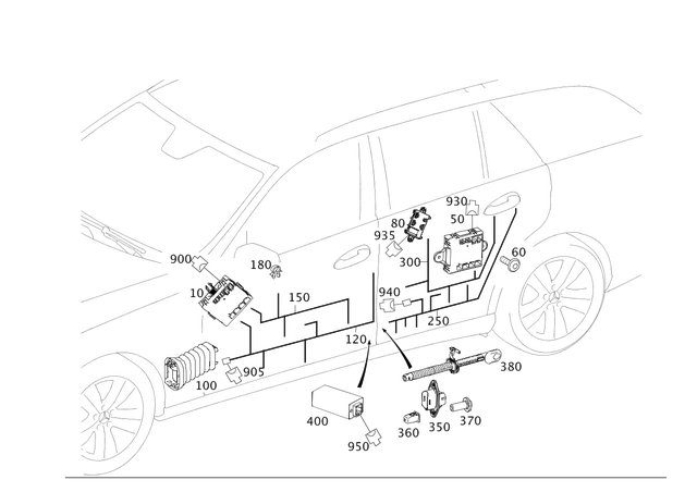 395453328 - Electrical Equipment and Instruments: Plug for Mercedes-Benz: 180C, C230, C240, C280, C32 AMG, C320, C350, C55 AMG, CLK320, CLK350, CLK500, CLK55 AMG, CLK550, CLK63 AMG, E350, E63 AMG, E63 AMG S, GL320, GL550, ML320, ML350, ML450, ML500, ML550, ML63 AMG Image image