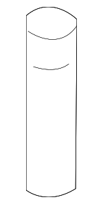 52107340416 - Body: Headrest Guide for BMW: 535i GT, 535i GT xDrive, 550i GT, 550i GT xDrive, X5, X6 Image