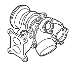 6K145874T - Air &amp; Fuel Delivery: Turbocharger for Volkswagen Image