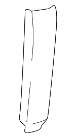 1372838 - Body: Deflector for Volvo: 850, S70, V70 Image