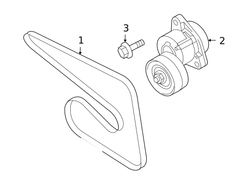 Belts & Pulleys for 2005 Suzuki Reno #0