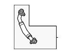 6N145735C - Engine: Oil Tube for Audi Image