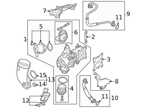 Turbo Charger for 2023 Audi A6 Quattro #0