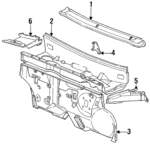 5218480 - Body: Cowl Top Panel for Dodge: Omni Image