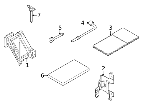 Jack & Components for 2023 Kia Carnival #0