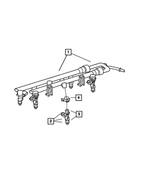 4591893AA - : Fuel Rail for Mopar Image