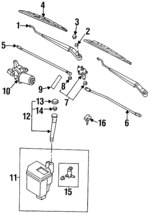 B88601M200 - : Pivot Assembly for Nissan: Sentra Image