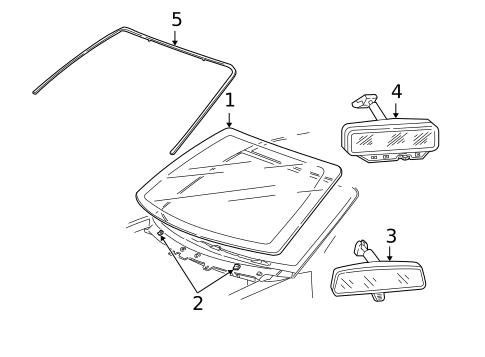 Reveal Moldings for 2005 Ford Freestar #0