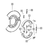 4762116 - Brakes: Lower Shoe Return Spring for Mopar Image image