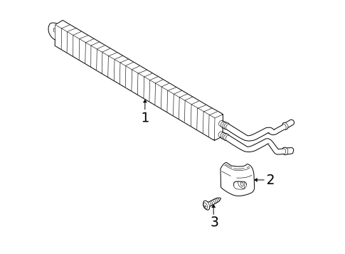 Power Steering Oil Cooler for 2009 BMW X5 #0