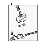 1F2143990 - : Brake Master Cylinder for Mazda: B2300, B2500, B3000, B4000 Image