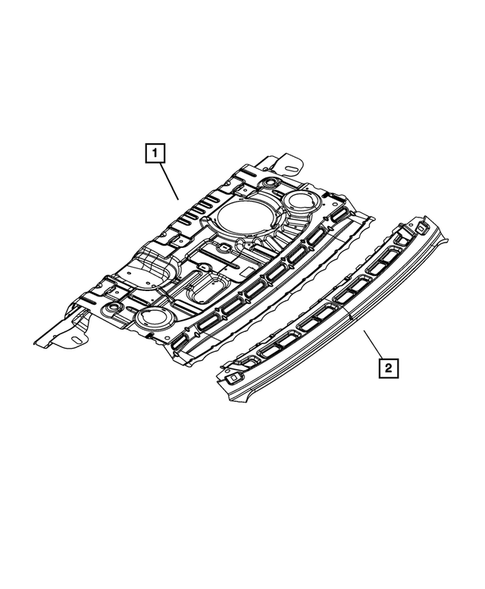 Shelf Panel for 2013 Dodge Dart #0