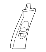 1L2Z7824346AAA - Body: Upper Center Pillar Trim for Ford: Explorer | Lincoln: Aviator | Mercury: Mountaineer Image