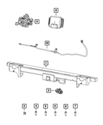 68592572AA - Frame, Bumper and Fascia: Trailer Hitch for Ram: ProMaster 1500, ProMaster 2500, ProMaster 3500, ProMaster EV Image
