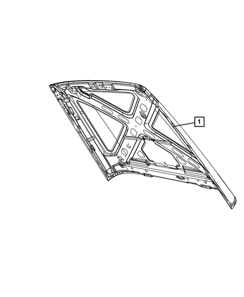 Under Hood for 2016 Jeep Wrangler #1