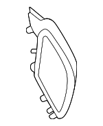 2328852702 - Body: Trim Bezel for Mercedes-Benz Image