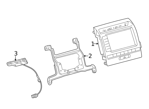 Navigation System for 2013 Toyota Land Cruiser #0