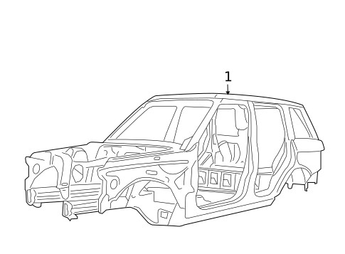 Body Shell for 2006 Land Rover LR3 #0