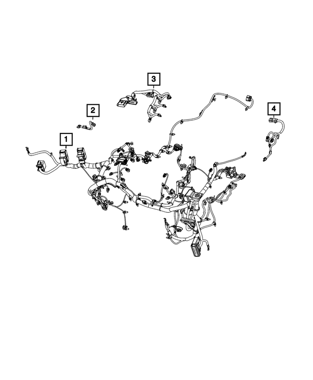 68572356AD - Electrical: Engine Wiring for Ram: 1500 Classic Image