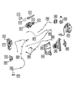 5RR30KLBAE - : Exterior Door Handle, Right for Chrysler: Pacifica Image