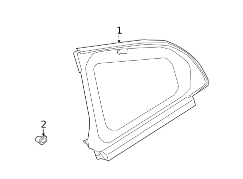 Glass & Hardware for 2003 Nissan 350Z #0