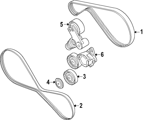 Belts & Pulleys for 2025 Audi SQ7 #0