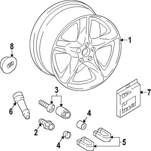 Wheels for 2025 Audi SQ7 #1